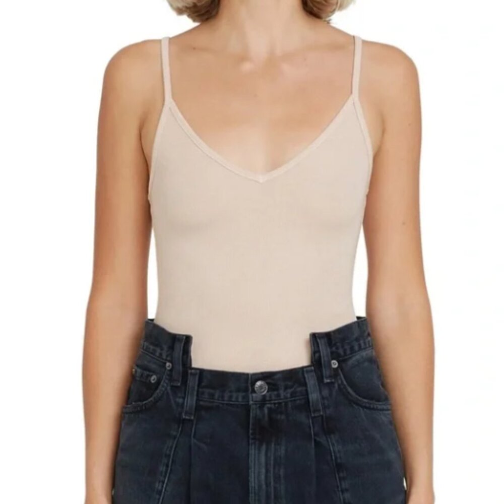 AGOLDE  〰️ Bamboo Ribbed Bodysuit